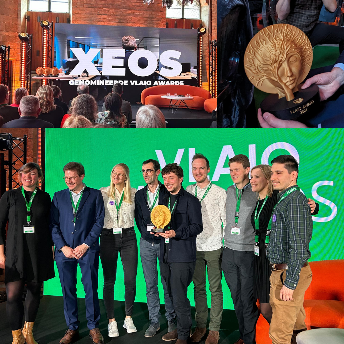 XEOS wins the first VLAIO Award in the Social Impact Category!